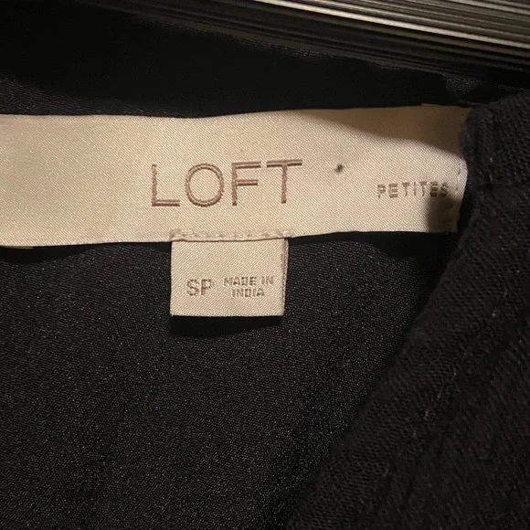 Ann Taylor Loft Black Tiered Midi Dress
Size SP - Picture 3 of 8